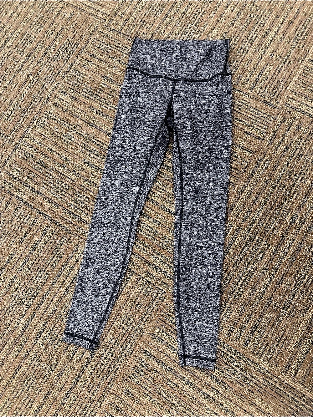 Lululemon Wunder Train High-Rise Tight Gray Leggings Size 6